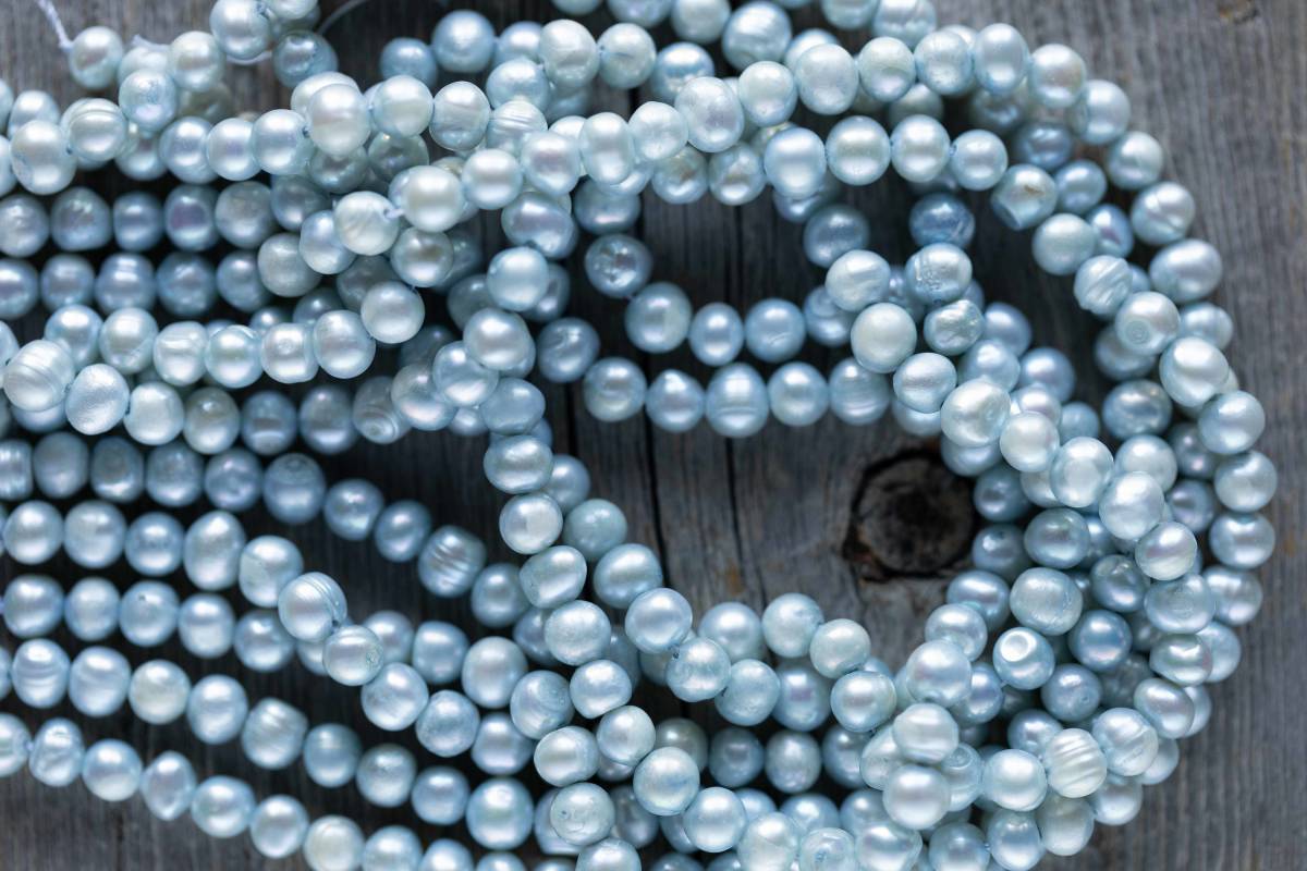 *数量限定 藍染淡水パール拍卖