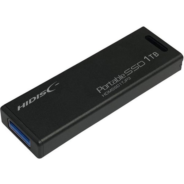 新品 HIDISC HDMSSD1TJP3R USB3.2 Gen2 TV録画対応 miniスティック型SSD 1TB拍卖