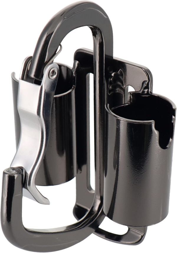 DBLTACT 軽量アルミツールフック 湾曲ゲート×爪付き ガンメタ DT-ATH-14G ☆60㎜幅胴ベルト対応拍卖