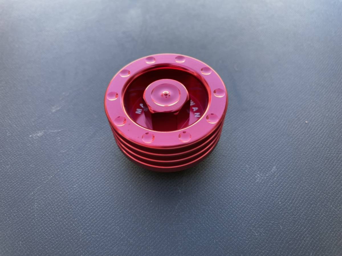 COME FROM CNCオイルストレーナーキャップ マグネット付きドレンボルト レッド シグナスX NMAX等に拍卖