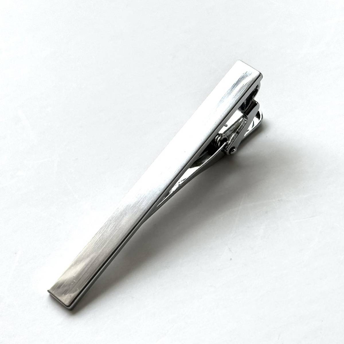 ネクタイピン★真鍮★シンプルデザイン★60mm×6mm★アトリエ365拍卖