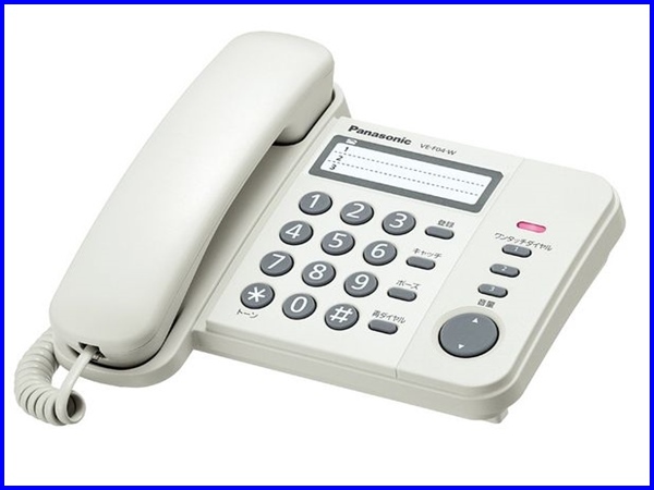 ♪未使用 パナソニック デザインテレホン VE-F04-W♪拍卖