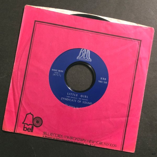 SYNDICATE OF SOUND Little Girl アメリカ盤シングル 1966 ガレージバンド拍卖