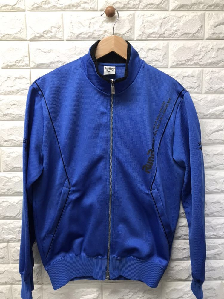 l-068 MIZUNO ■ミズノ トップス ジャージ 刺繍入り■ブルー サイズ:M ■ゆうパックお手軽60拍卖