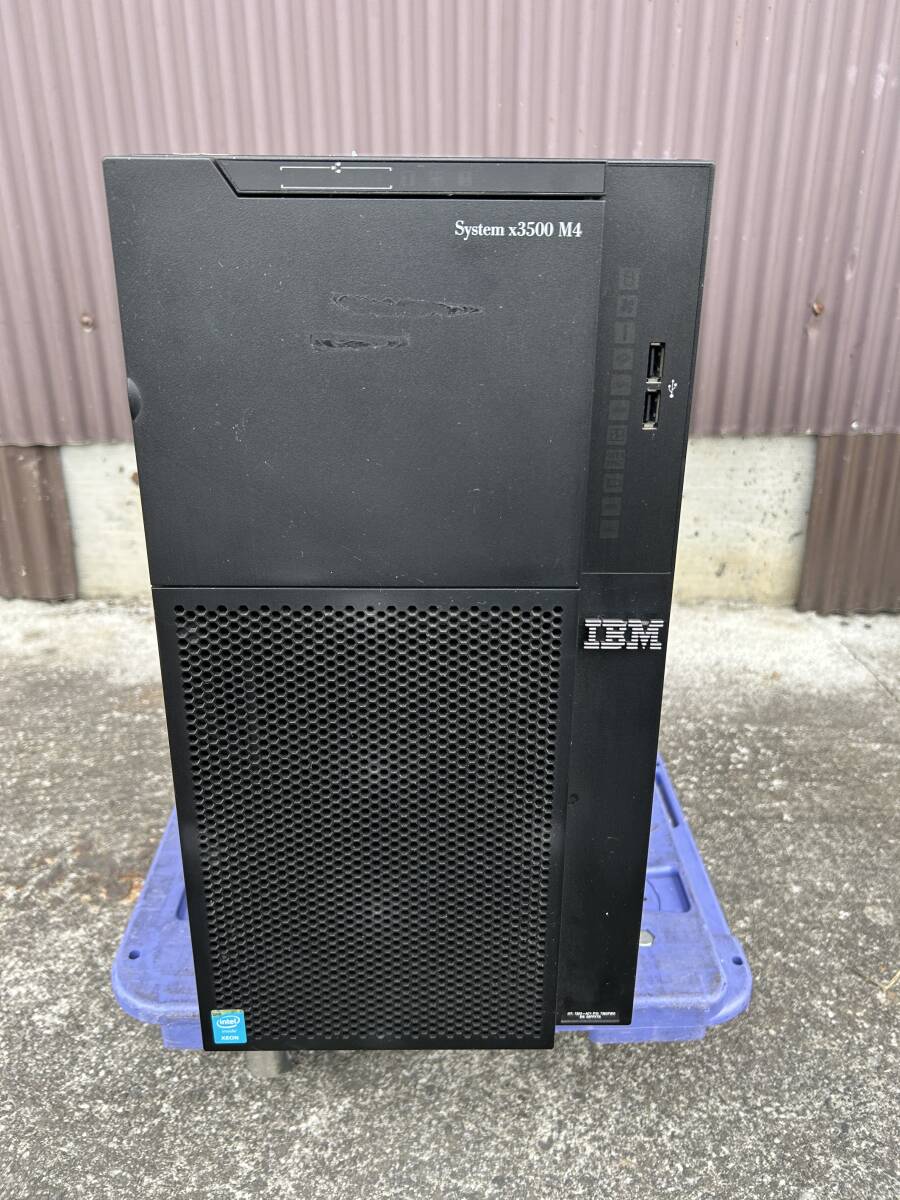 ☆FL214【中古現状品】サーバー IBM System x3500 M4 XEON 1.80GHz 8GB HDDなし OSなし 0107拍卖