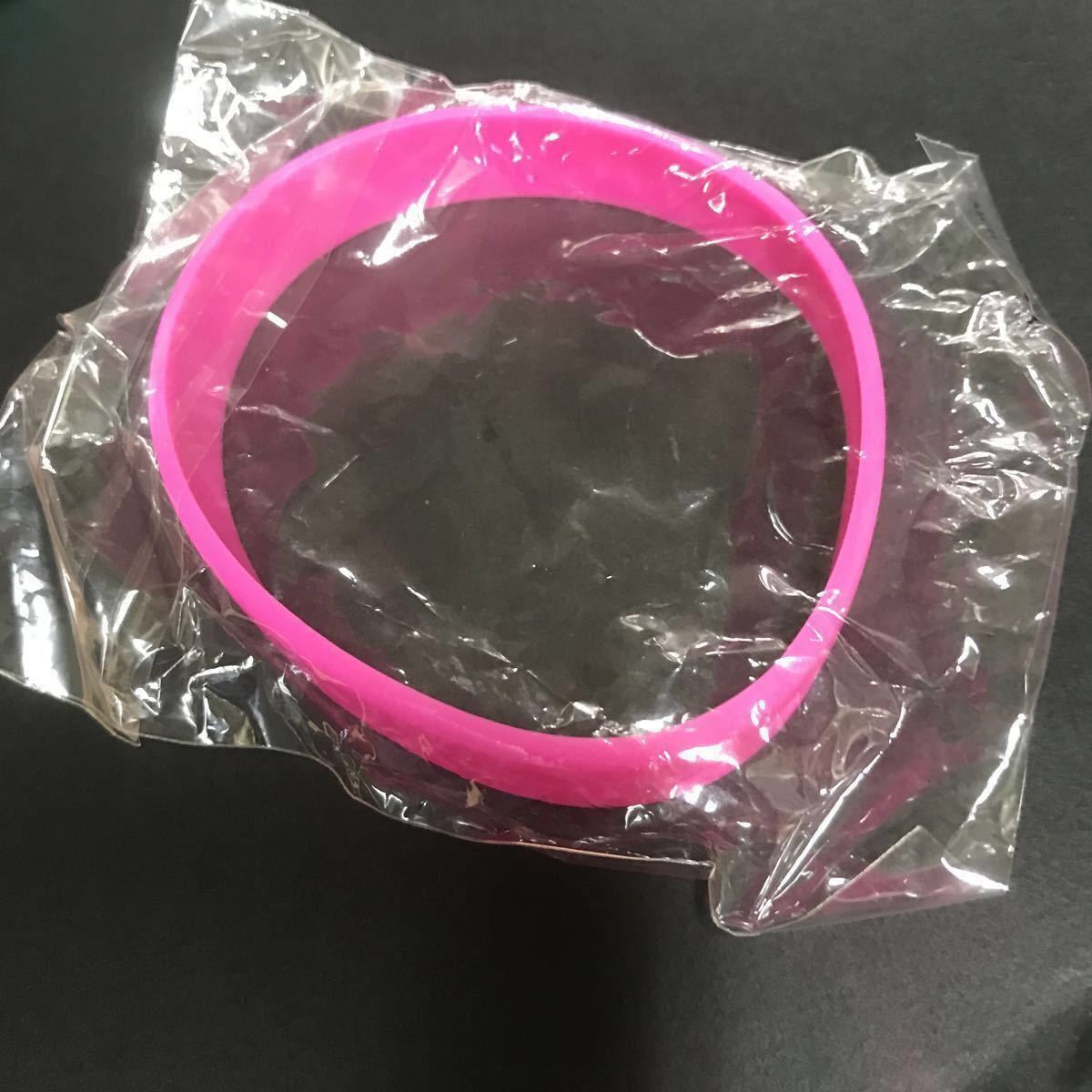 新品☆シリコンブレスレット④ ピンク【2012年 一生バカ ゴールデンボンバー ガチャ 樽美酒研二 ゴムブレス シリコンブレス ラバーバンド】拍卖