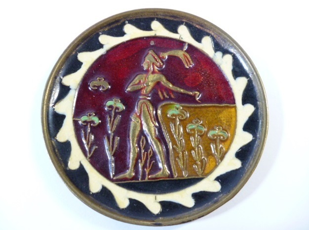 Й ギリシャ製 飾り皿 壁掛け 壁飾り Й 皿 お皿 Greece拍卖