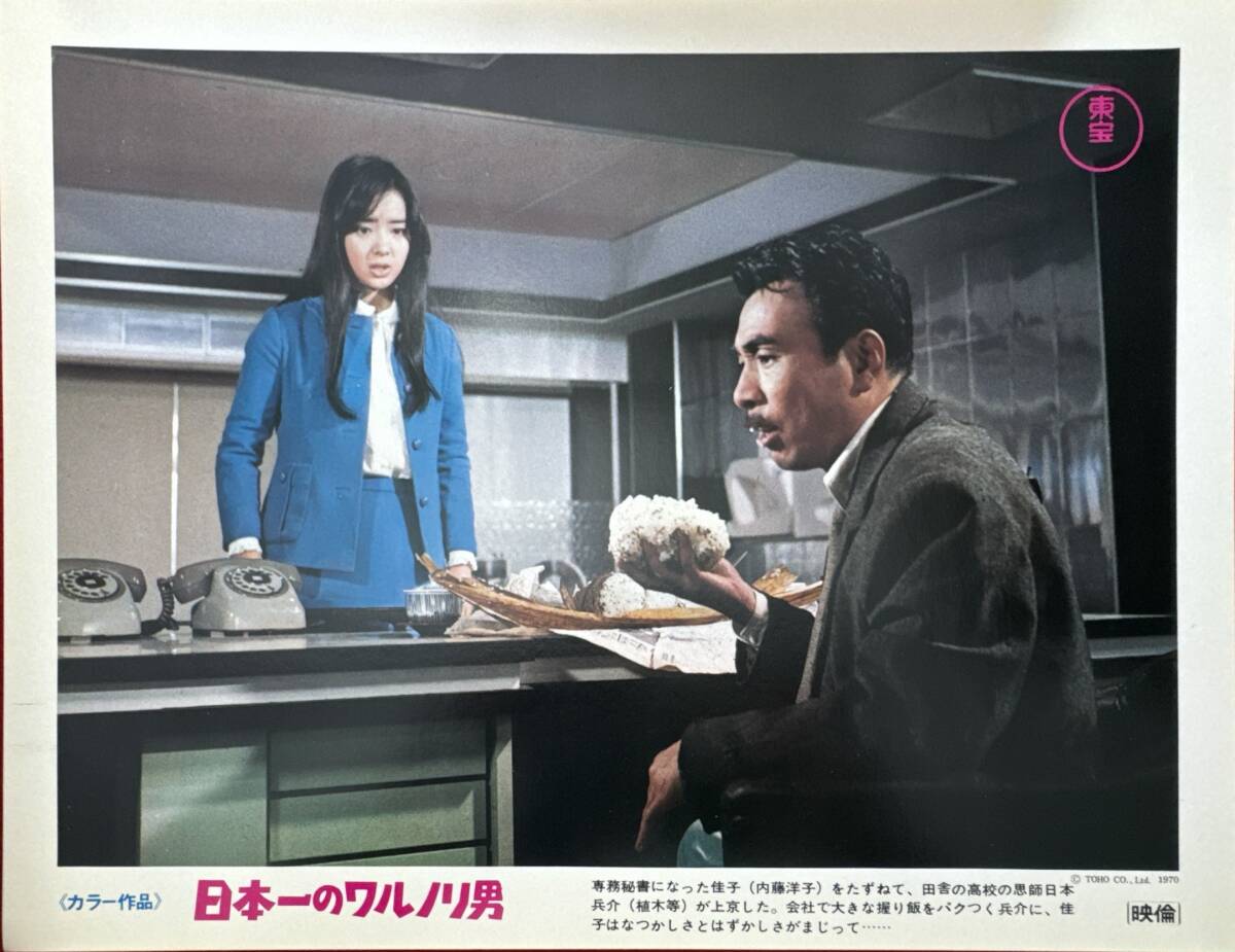 ly02060『日本一のワルノリ男』ロビーカード 植木等 加藤茶 浜美枝 内藤洋子 辺見マリ 小山ルミ 山口火奈子 北あけみ 谷啓拍卖