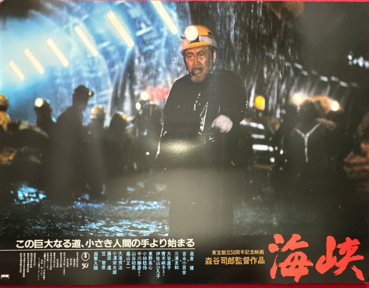 ly01614『海峡』ロビーカード 森谷司郎 高倉健 吉永小百合 三浦友和 大谷直子 伊佐山ひろ子 東野英心 森繁久彌拍卖