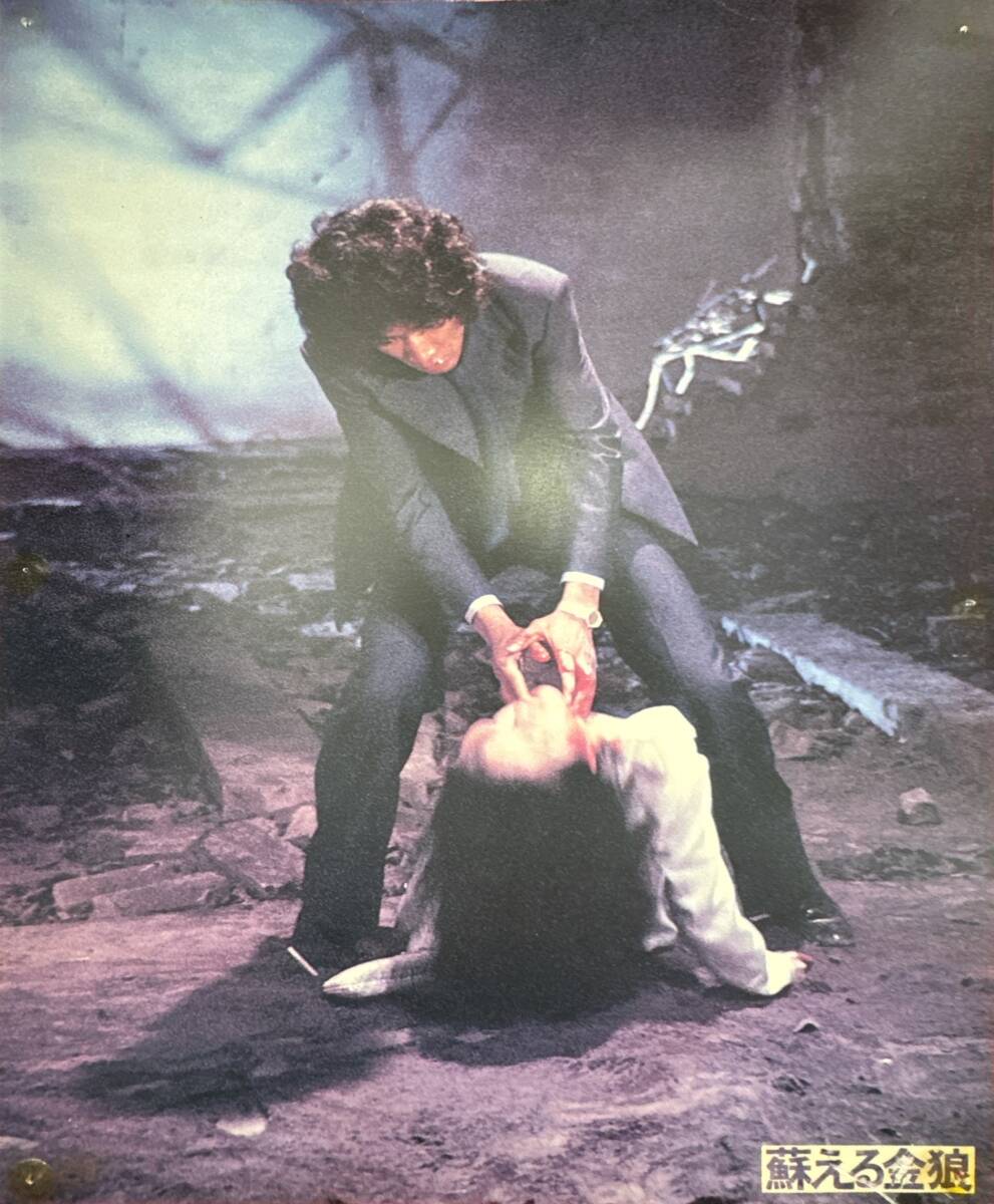 ly01865『蘇える金狼』ロビーカード 村川透 大藪春彦 角川春樹 松田優作 風吹ジュン 成田三樹夫 岩城滉一 千葉真一 岸田森拍卖