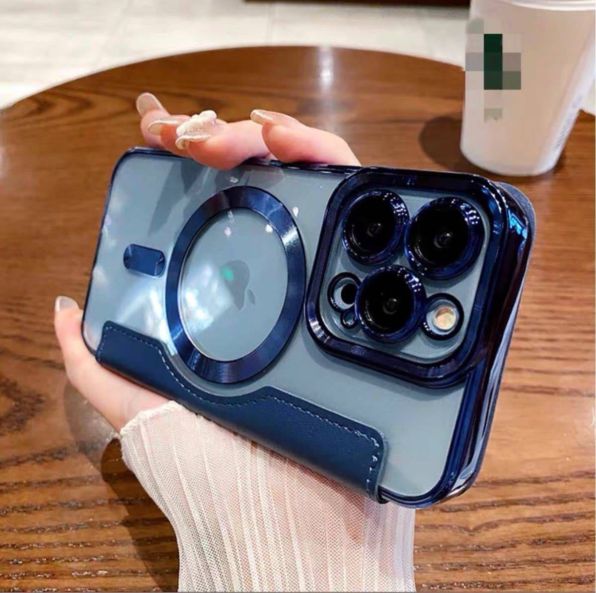 7色展開 iPhone 13 レザーケース アイフォン13 ケース iPhone13 カバー 手帳型 カード収納 レンズ保護 メッキ加工 Magsafe充電 D拍卖