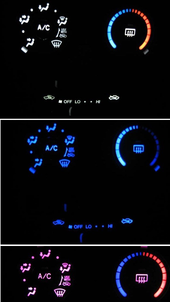 ハイエース 200系 エアコンLED照明1台分セット!、 ピンク拍卖