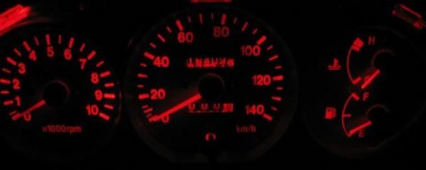 ジムニー JA12/22 メーターとエアコンLED照明セット! レッド拍卖