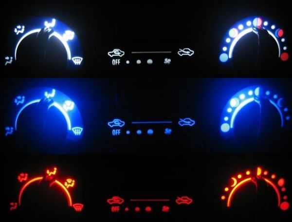 ムーブ カスタム L900S/910S エアコンLED 1台分セット! ピンク拍卖