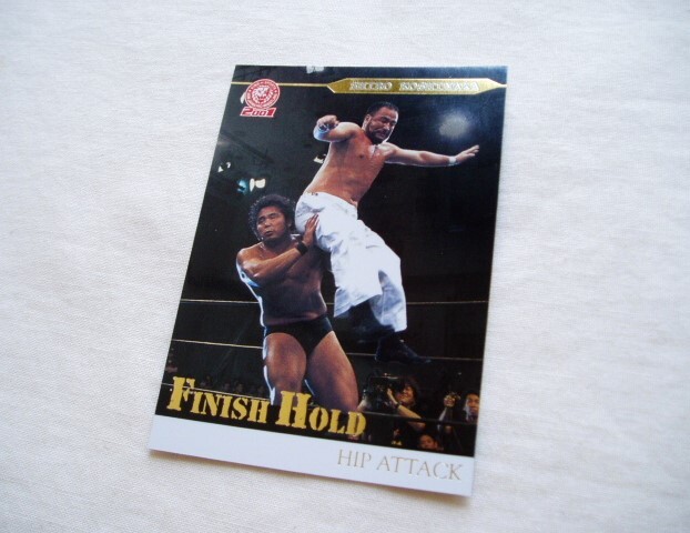 インサート 越中詩郎◆バンダイ2001 新日本プロレス FINISH HOLD ヒップアタック RE拍卖