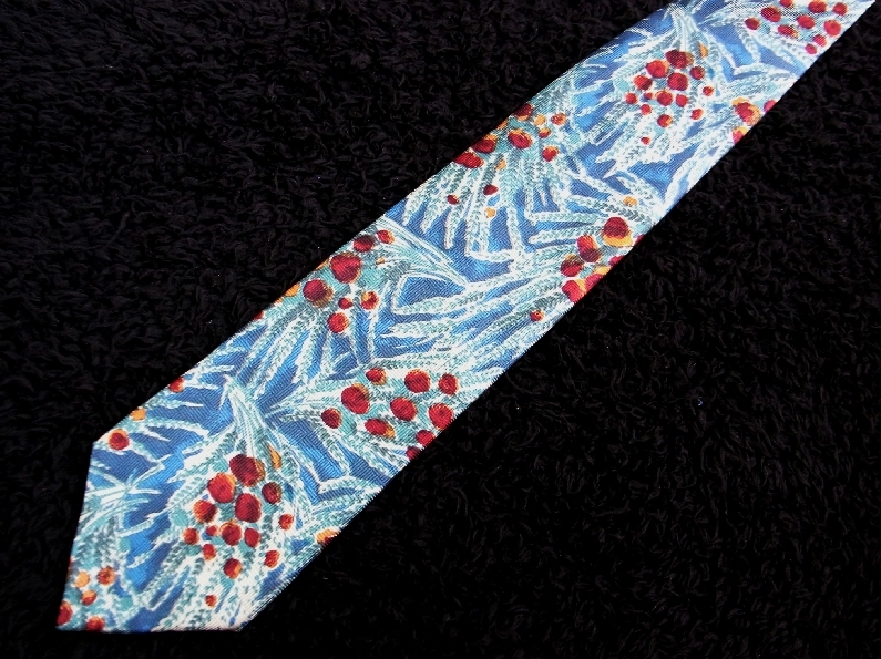 ♪RA1755♪美品FILAフィラ【草花・植物】ネクタイ♪拍卖