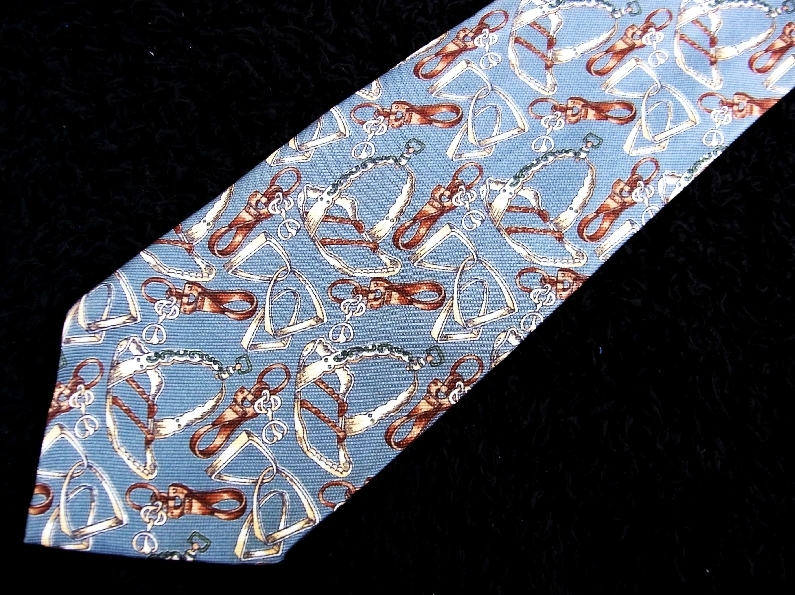 ♪RA1782♪美品ライル&スコット【拘束器具・鎖】ネクタイ♪拍卖