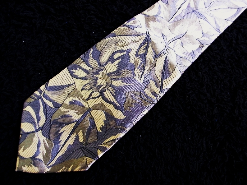 ♪RA1783♪美品ノブオ ナカムラ【花・植物】ネクタイ♪拍卖