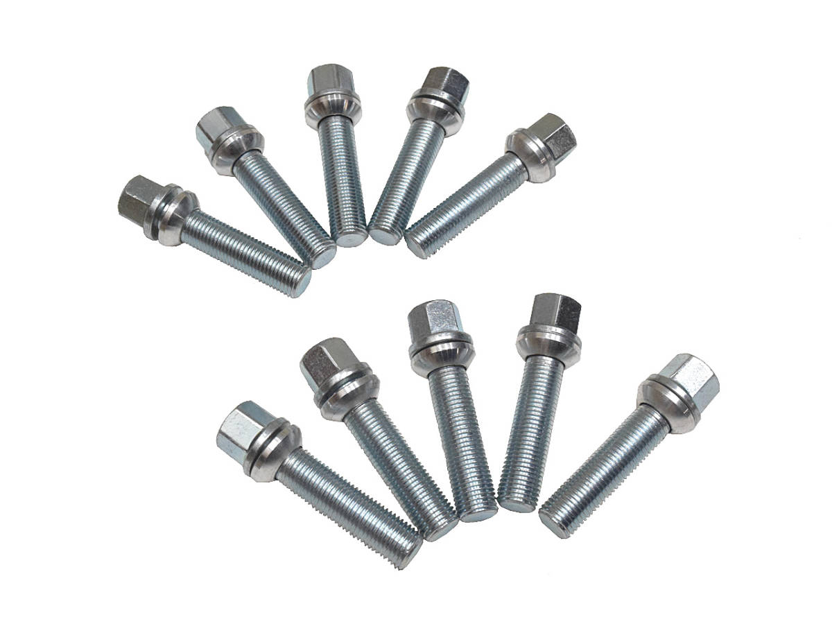 ボルト 球面 R13 M14 P1.5 首下53mm メッキ 加工仕上げ 10本 セット メルセデス ベンツ 輸入車 等 国内発送 即納 アルミ ホイール 足回り拍卖