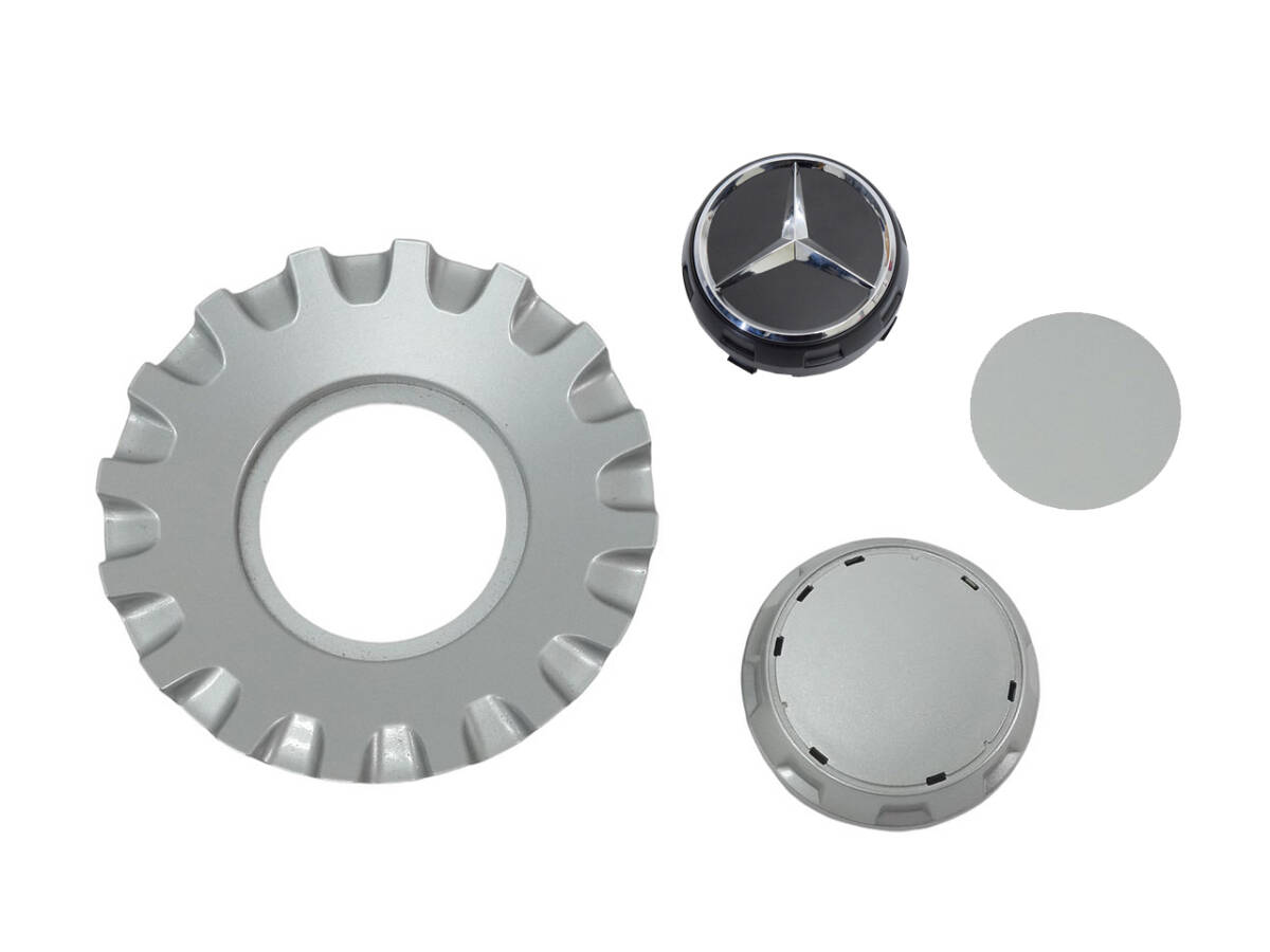 明日着 W222 ホイール センターキャップ 台座 お皿 シール マーク付 S65type S16S ベンツ Sクラス 20インチ 22インチ 補修 部品 パーツ拍卖