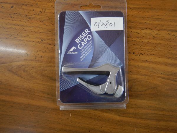 ギターカポタスト082801 MORRIS RC-1400 Black RISER CAPO ギターカポタスト モーリス チューニング 未使用品拍卖