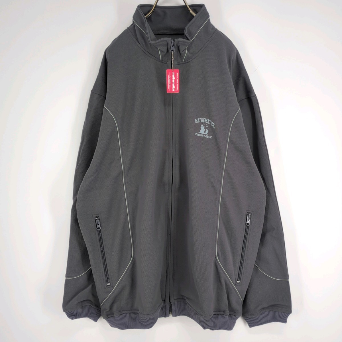 未使用 L mathematics ジャージ トラックジャケット グレー リユース ultramto拍卖
