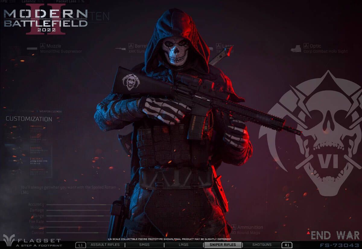 FLAGSET 1/6 MODERN BATTLEFIELD END WAR 2022 2.0 エンドウォー ゴースト 2.0 未開封新品 FS-73043 検) DID 3R DAMTOYS EASY&SIMPLE 拍卖