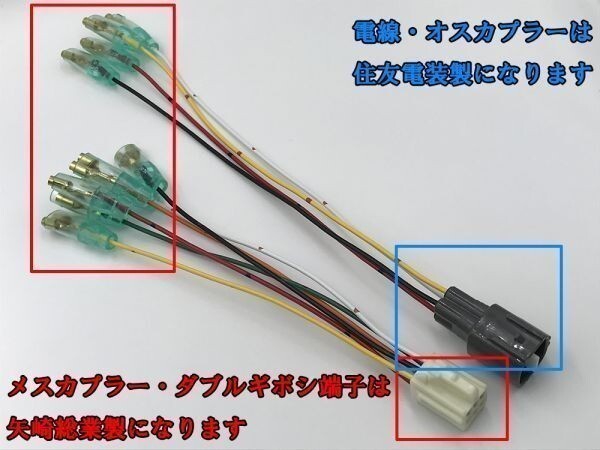 【PRIUSα 電源 取り出し 引き込み カプラーA】送料無料 40系 プリウスα オプションカプラー エンジン 引き込み コーナーポール拍卖