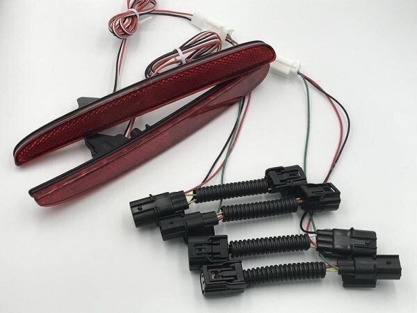 【Civic-FK7/8電源リフレクター】送料無料 安全性向上 ドレスアップに シビック FK7 FK8 ブレーキ LED 反射板 カプラーオン カスタム拍卖