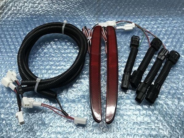 【Civic-FK7/8全灯リフレクター】送料込 彡取付簡単彡 ホンダ シビック FK7 FK8 テールランプ全灯化 LED カプラーオン マーカー拍卖