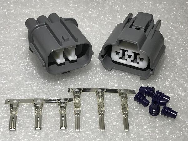 【9W3PS】ホンダ車 スピードメーターセンサー カプラー コネクター 純正 3極 端子セット 検) ステップワゴン フリード オデッセイ拍卖