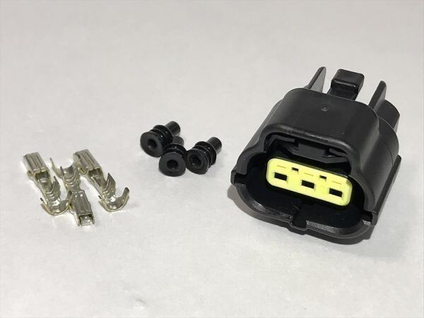 【7E3PFS】Defi デフィ メーター 油圧 燃圧 センサー用 カプラー 3P 3極 3ピン メス 即納 新品 検) Link Meter BF CR ZD Display VSD X拍卖