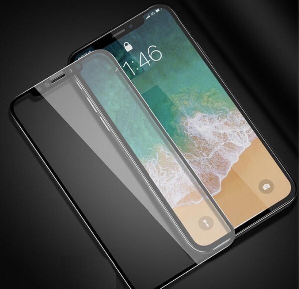 【Xフィルム】送料込 ☆9H強化ガラスフィルム☆ iPhone X XS 極薄 液晶保護フィルム 全面保護 気泡指紋防止 クリーナー拍卖