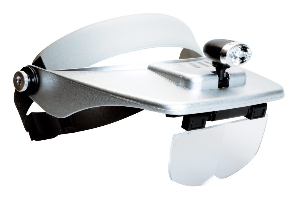 【送料無料】⑨30 KENKO khd-50n 拡大鏡 ヘッドライト ルーペ ヘッドルーペ メガネ LED ライト 1.2倍 1.8倍 2.5倍3.5倍 角度調節拍卖