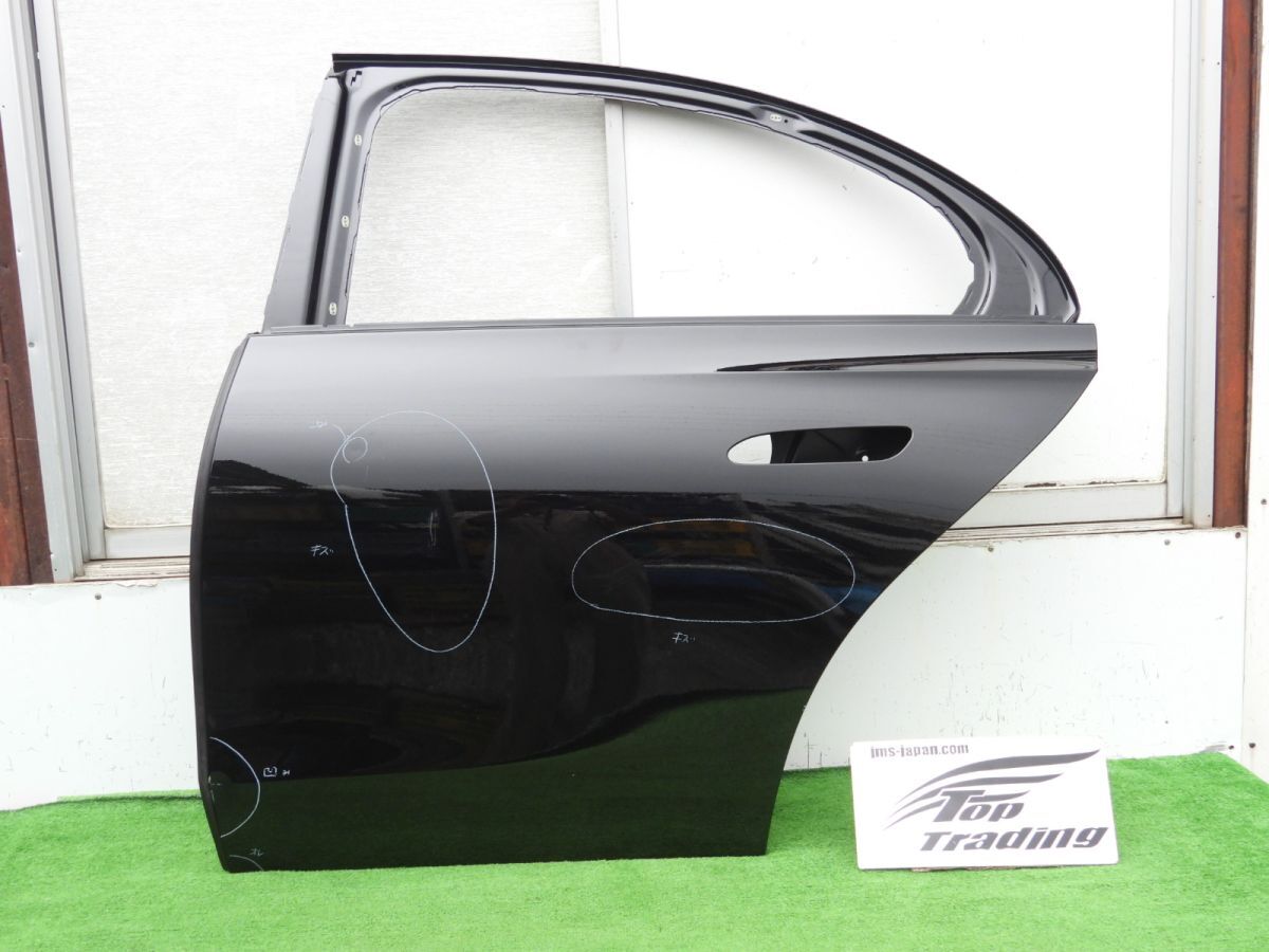L4249vc ベンツ純正 Eクラス W214 左 リアドア A2147323100 (A2147305300) オブシディアンブラック197拍卖