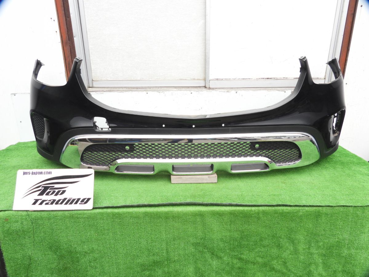 L4405vc ベンツ純正 GLC C253 X253/W253 後期 ベースグレード フロントバンパー スポイラー・グリル付 A2538858002 ブラック197拍卖