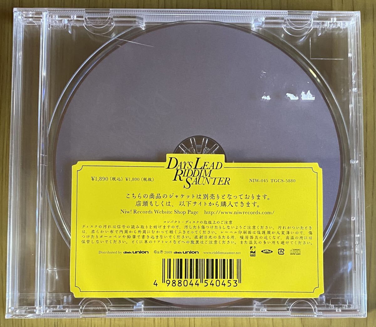 ◆未開封 Riddim Saunter『Days Lead』CD ケースひび拍卖