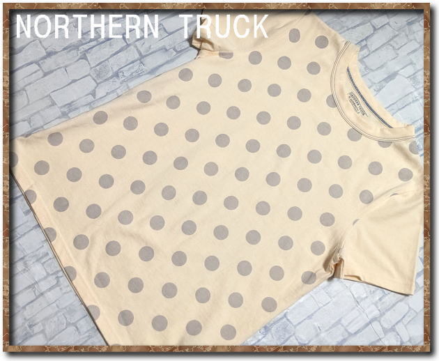美品!!☆NORTHERN TRUCK ノーザントラック 水玉Tシャツ アイボリー☆拍卖