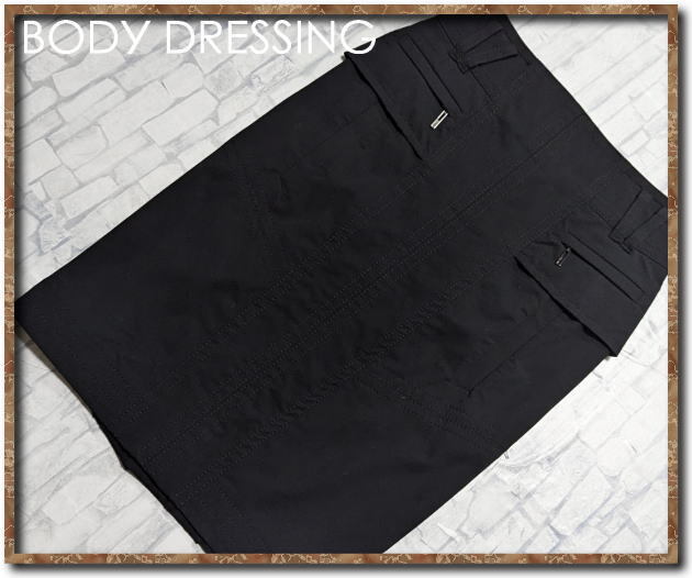 ☆BODY DRESSING Deluxe ボディドレッシングデラックス レーヨンスカート 黒☆拍卖