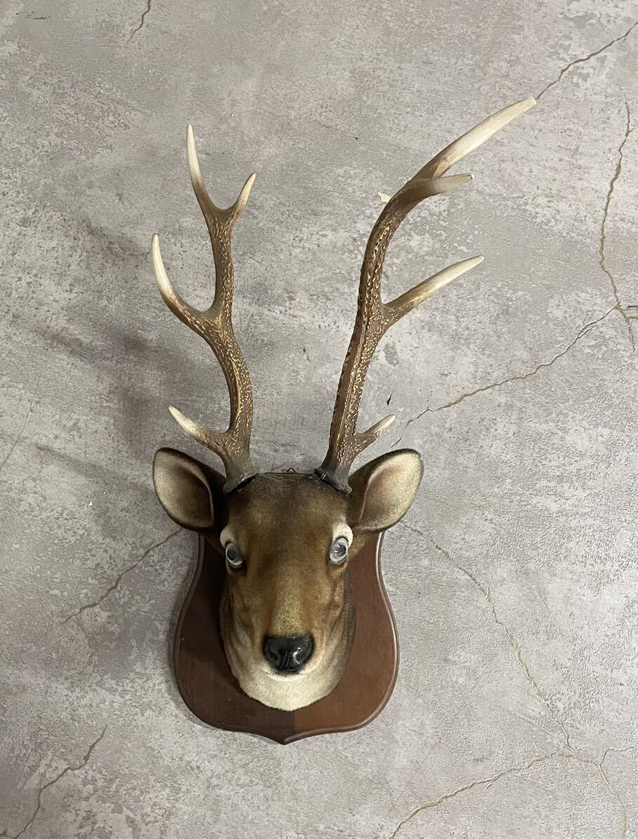 ハンティングトロフィー 鹿 インテリア 壁掛け オブジェ アンティーク拍卖