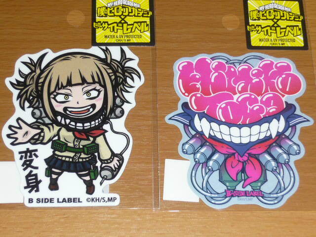 ◆ヒロアカ ステッカー◆トガヒミコ & ロゴ 2枚セット◆B-SIDE LABEL◆拍卖
