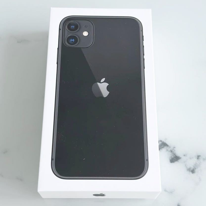 iPhone 11 128GBブラック 黒 外箱 ケーブル 箱のみ拍卖