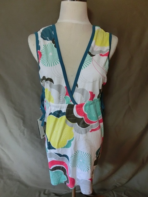 USA購入 人気アメカジブランド 【Lost...】ロスト 南国リゾートにぴったり! ホルターネックキャミソールUS Mサイズ拍卖