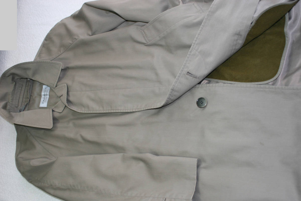 ★ FARAGO   ベーシックス   テンカラ- コ-ト  銀行員 証券 man  の方に   サイズ A5   身長 170~175 の方 ★拍卖