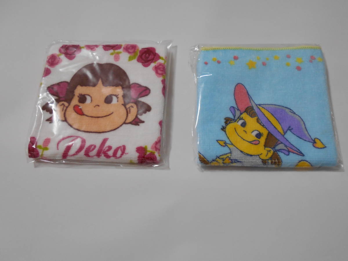 ☆不二家☆ペコちゃん☆ミニハンドタオル 2個セット 『未使用品』(1)拍卖