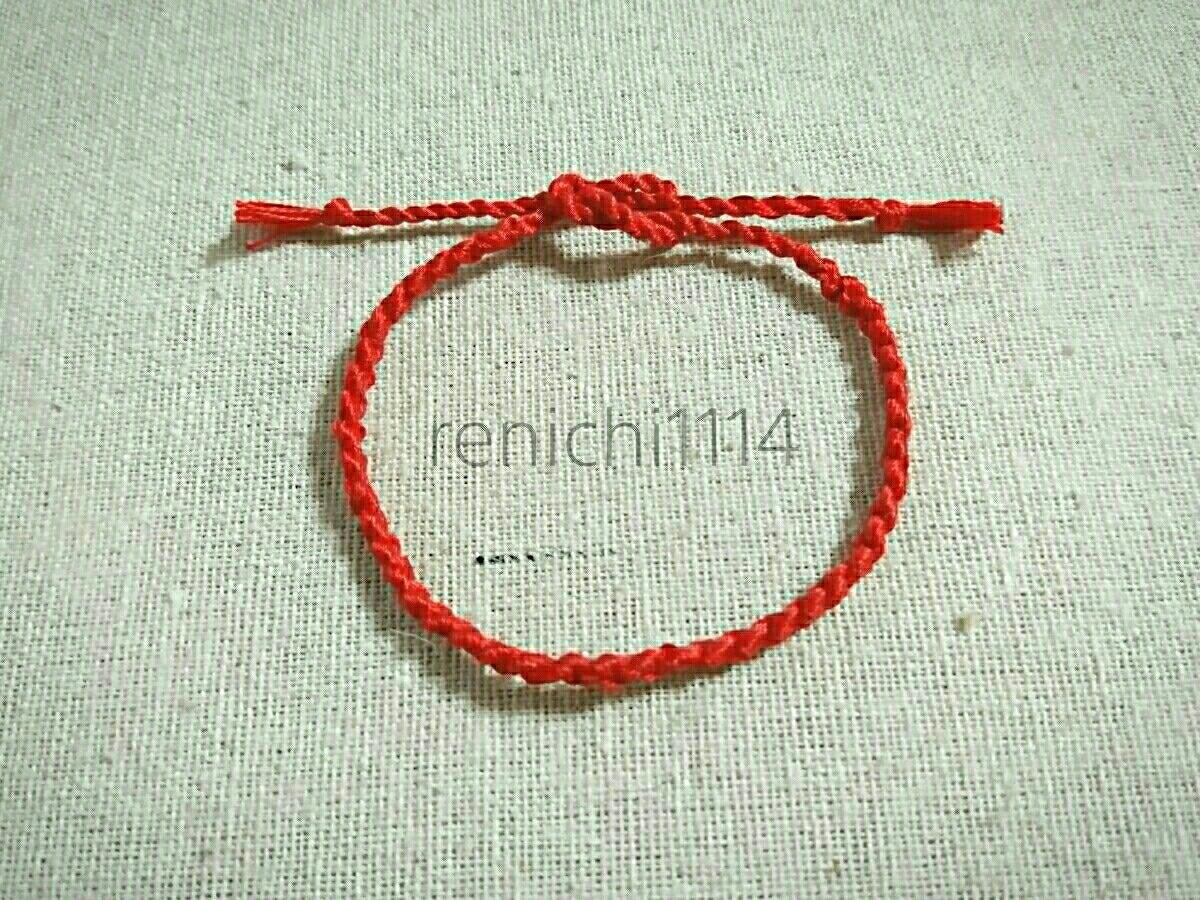 ミサンガ☆赤☆ブレスレット☆アンクレット拍卖
