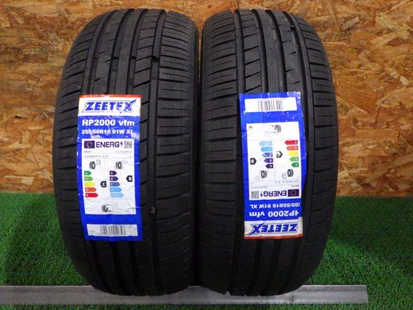☆未使用☆ ジーテックス HP2000 vfm 205/50R16 91W 2024年製【2本/夏タイヤ/16インチ】手渡し可拍卖