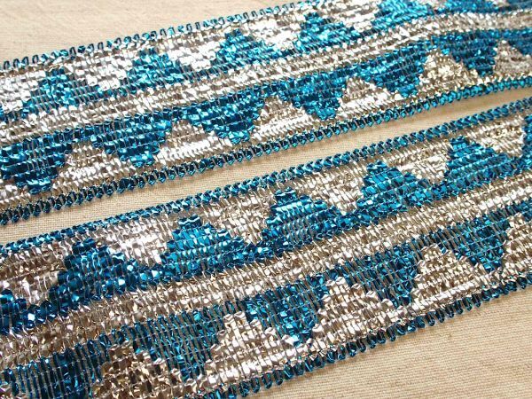 即決 ! 0.5mよりインド メタリックブレード シルバー☆トリムテープ☆ 手芸 装飾 衣装 手作り ダンス拍卖