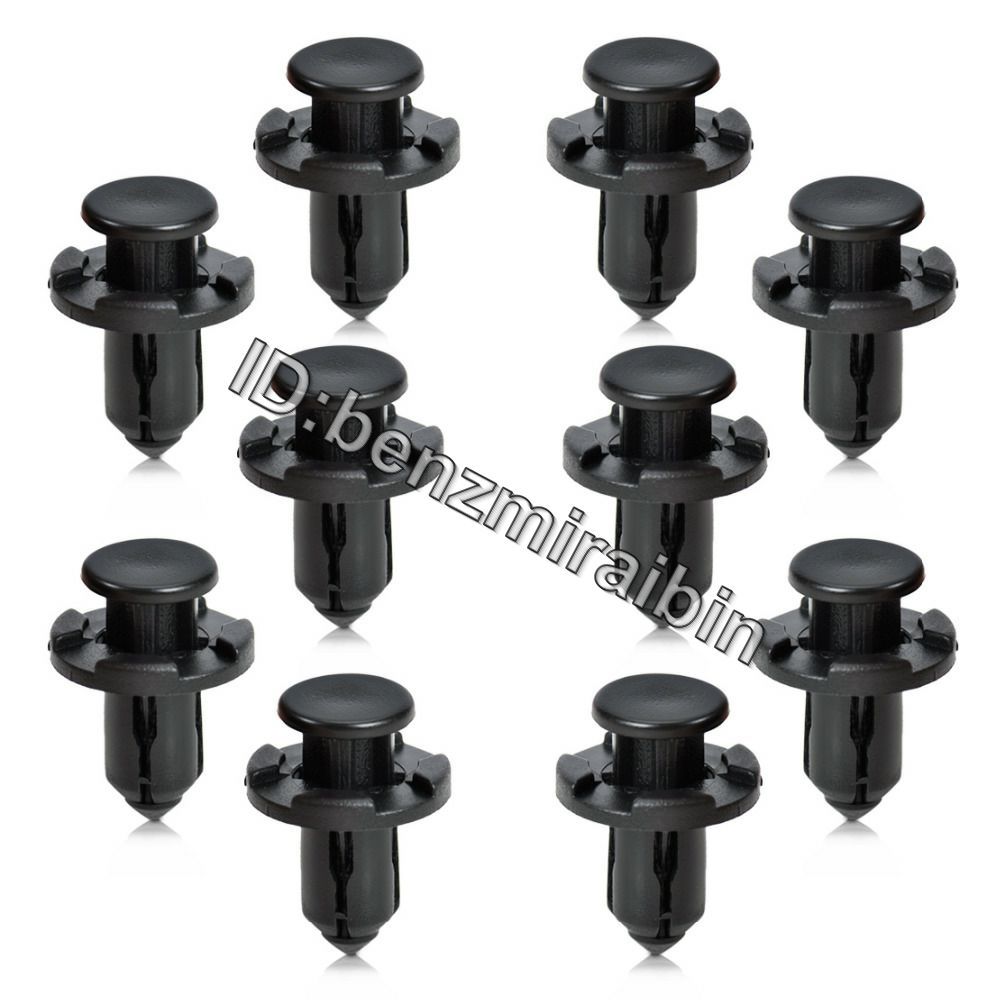 10 個自動ファスナー部品バンパーエンジンカバーフェンダーグリルクリップ 90914-0007 スバルフォレスタートライベッカ拍卖