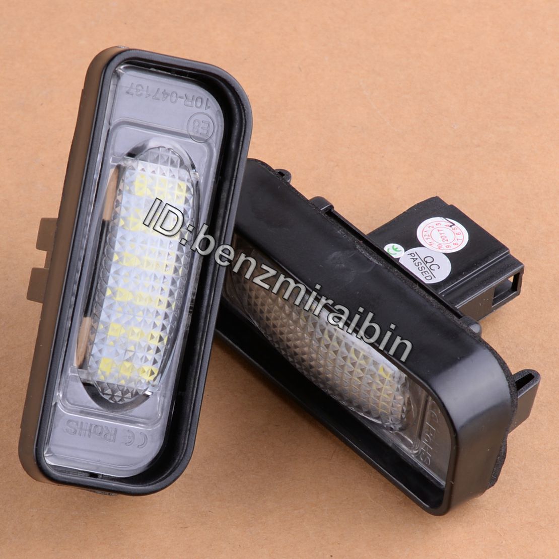 2ピースエラーフリーledライセンスプレートライトランプフィット用メルセデスベンツw220 s320 s350 s500 s55 s600 s65 1999 2000 2001-2005拍卖